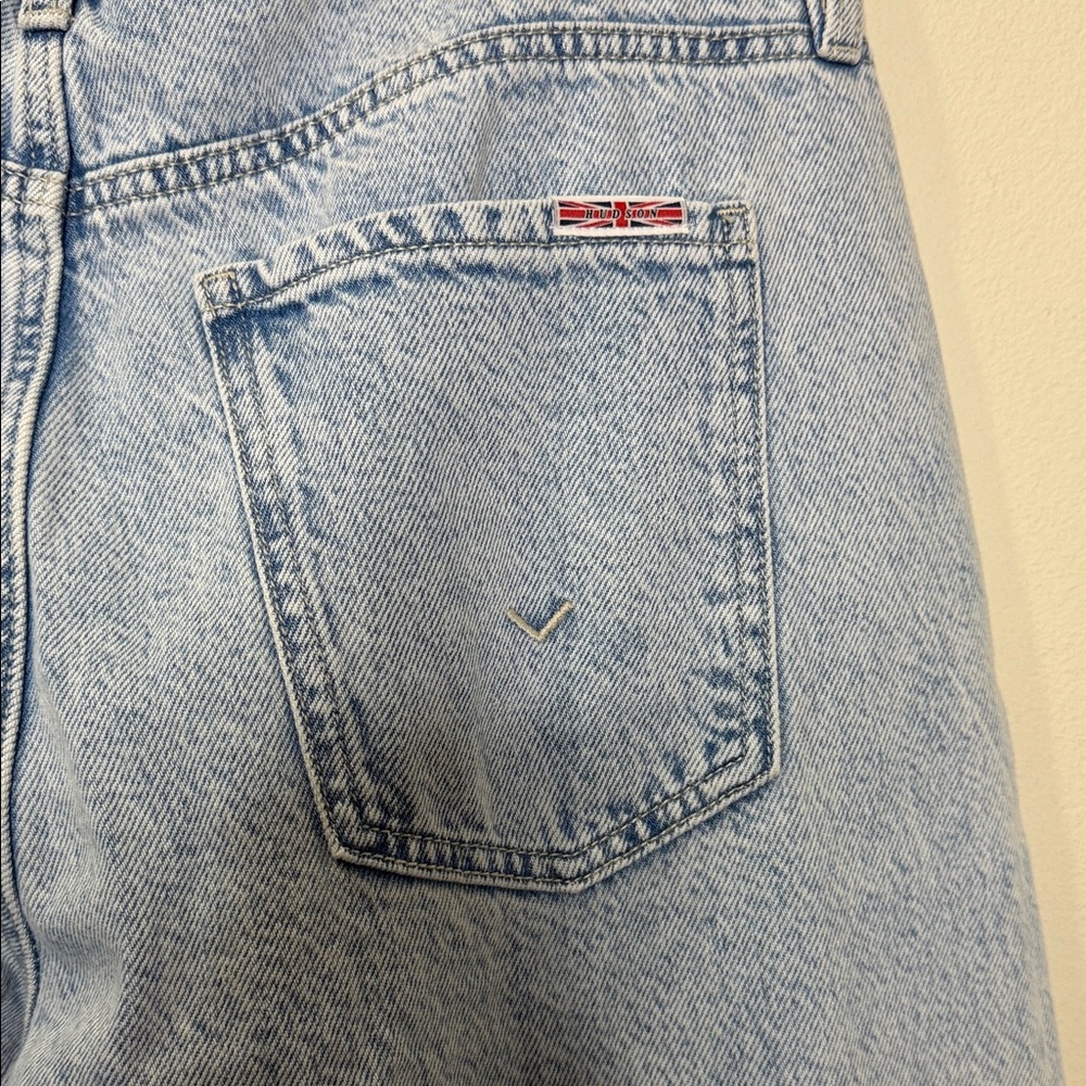 Hudson Jeans Acid Wash Denim Jolene Wide Leg - Picture 6 of 10